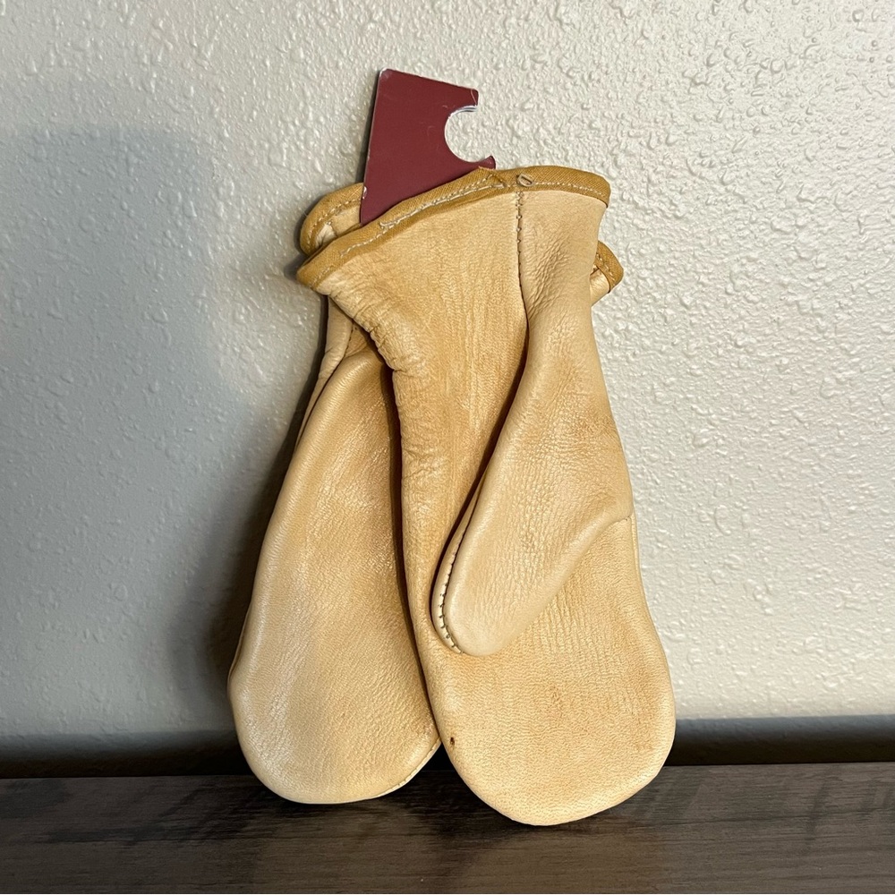 Deerskin Leather Mittens Toddler Youth Size Suede Century Leather Products Uber
